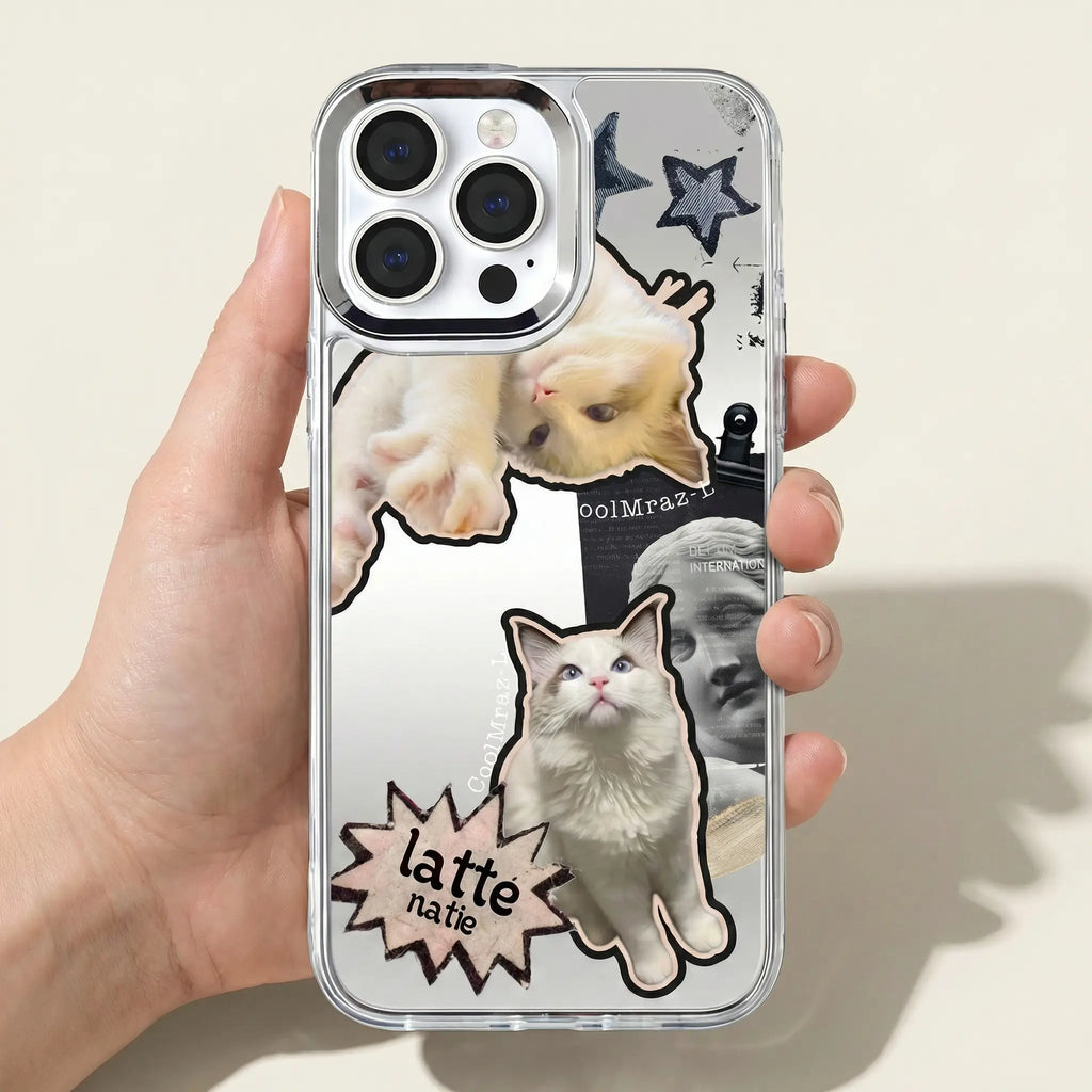 Hand holding custom pet phone case