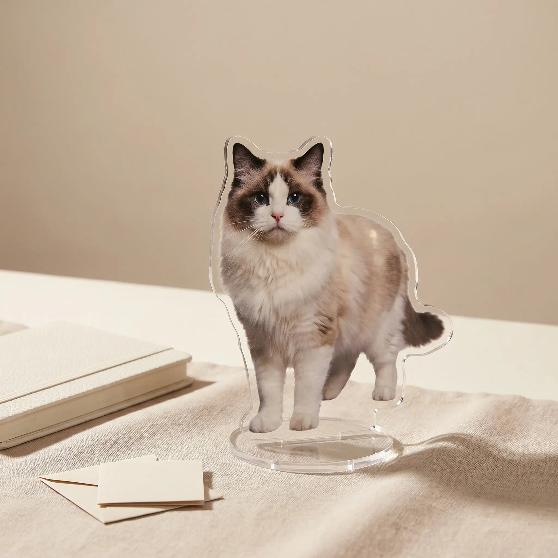 An easy gift for desks, shelves, and memory corners