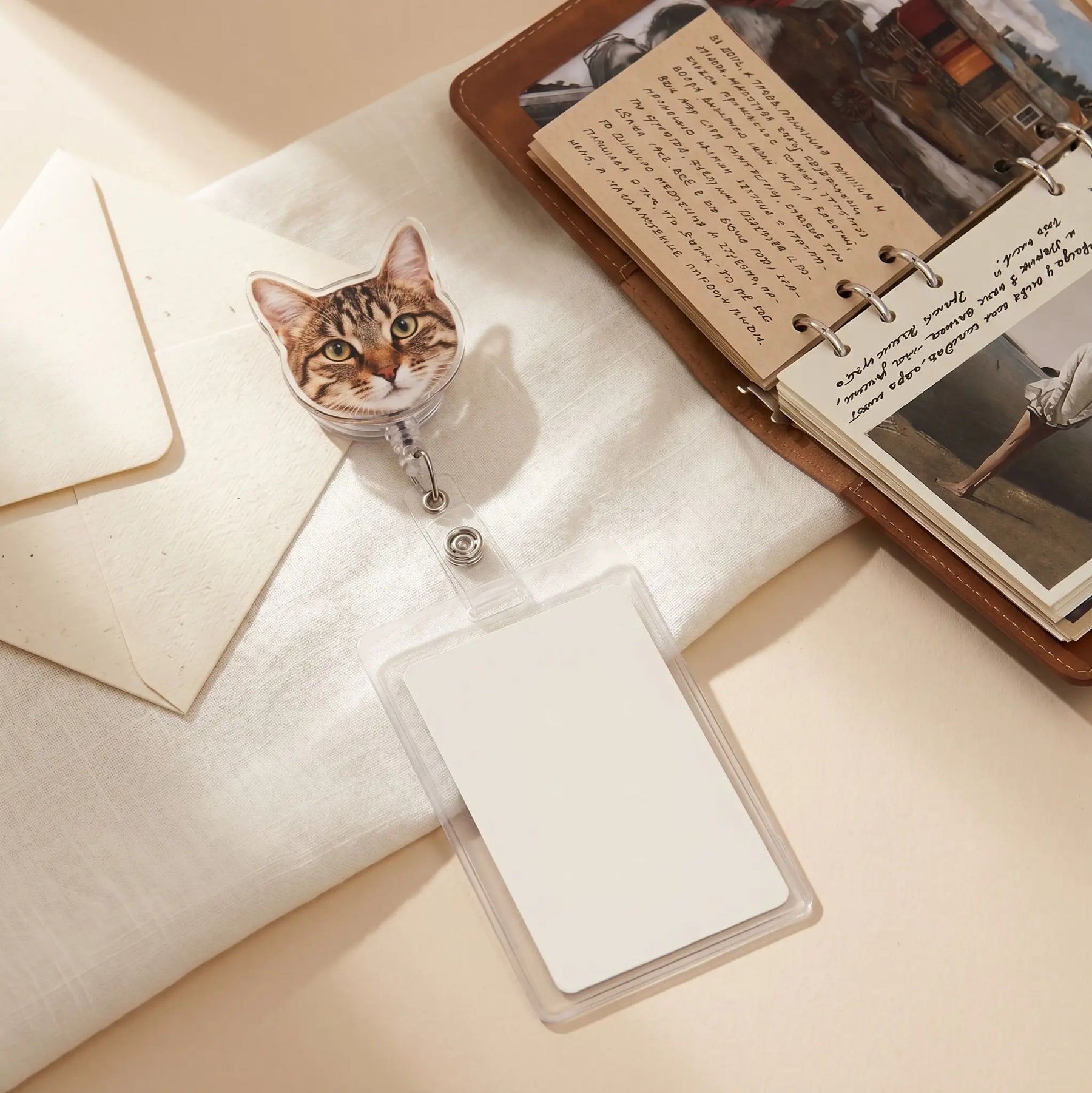 A practical badge accessory with pet personality