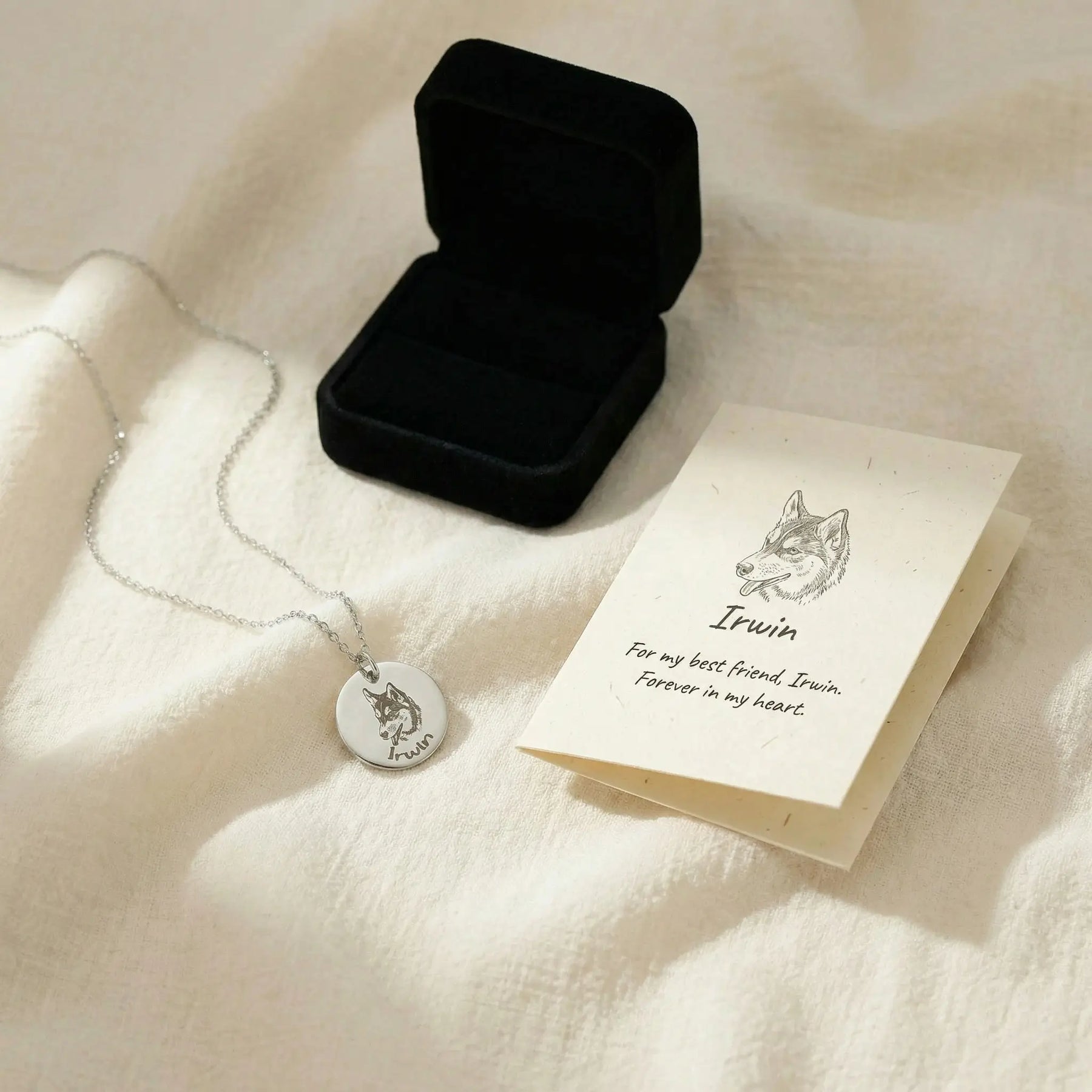 A personal necklace with a cleaner modern feel