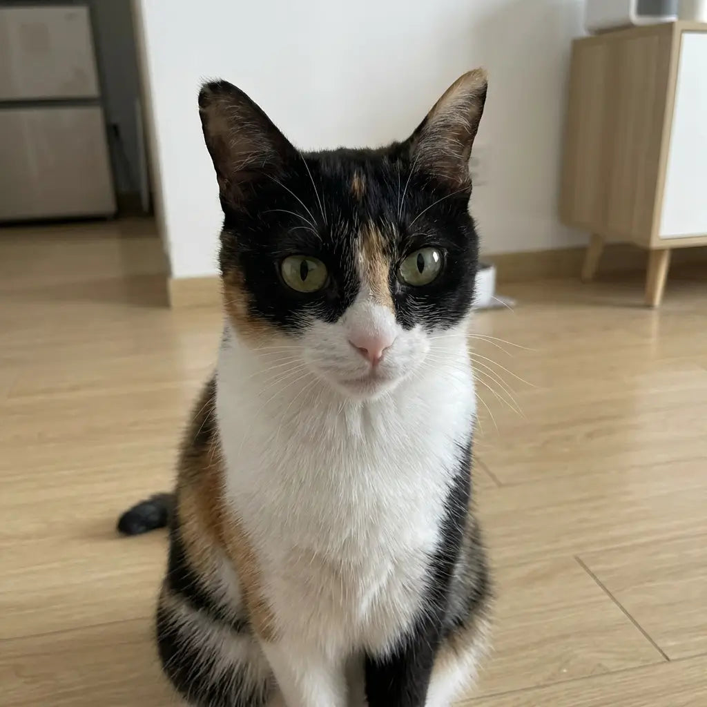 Example of a front view pet photo